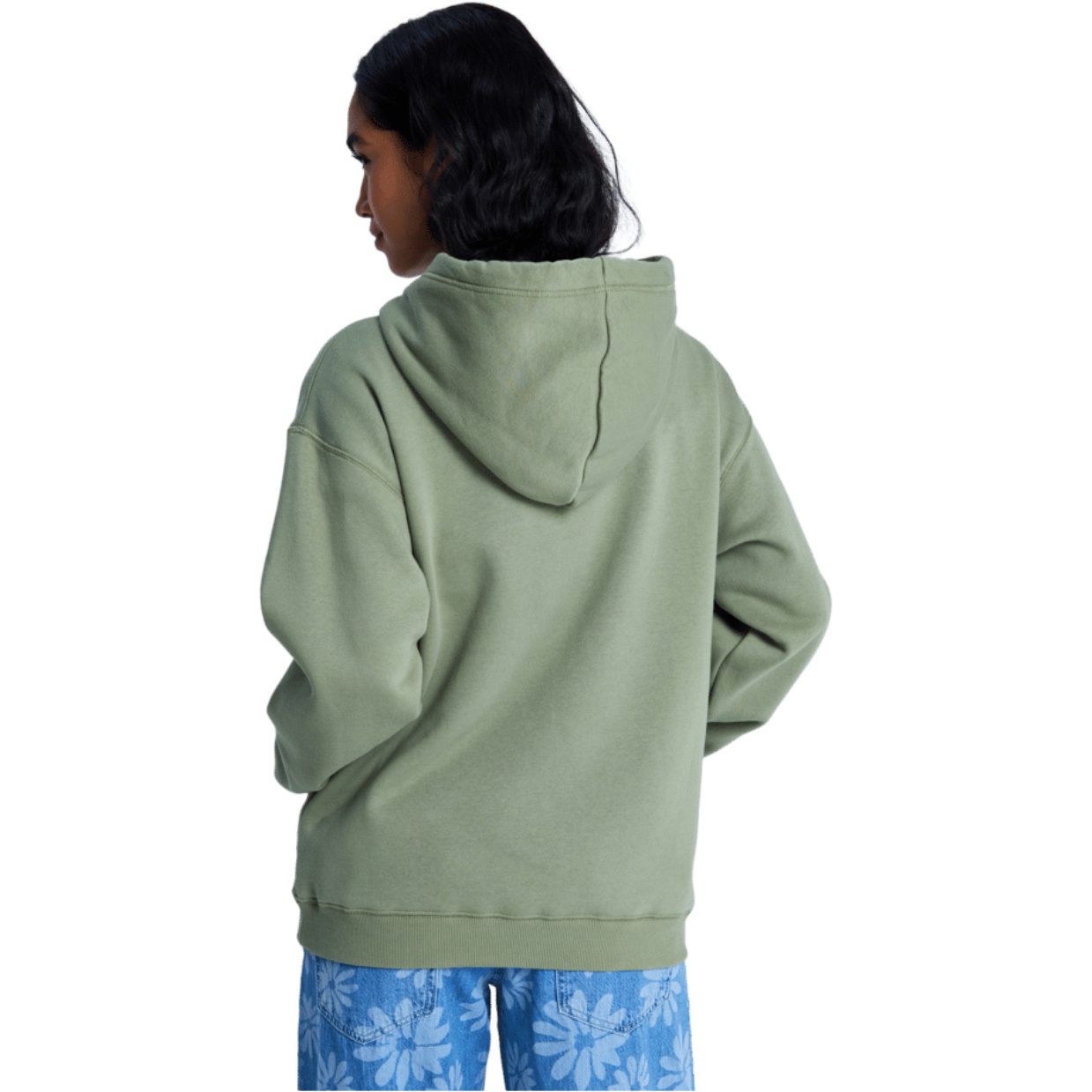 2026 Roxy Womens Surf Stoked Hoodie Brushed Hoodie ERJFT05046 - Oil Green